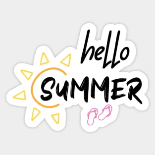 goodbye school hello summer vibes Sticker